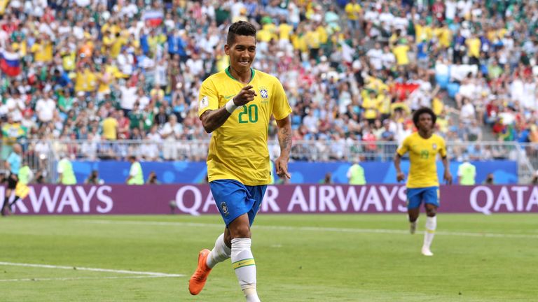 Roberto Firmino extends Brazil's lead in Samara