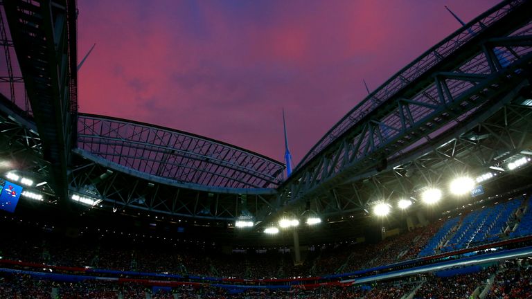 Saint Petersburg Stadium will host the third place play-off