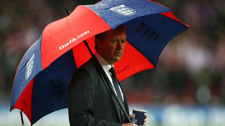   Steve McClaren was in charge of England in 2008 