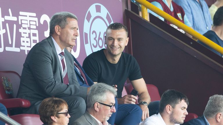 Ben Gibson watched on after joining from Middlesbrough
