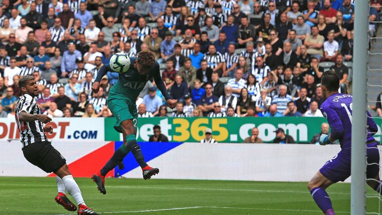 Dele Alli headed the ball in for what turned out to be the winning goal