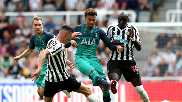 Dele Alli was on target for Tottenham at Newcastle