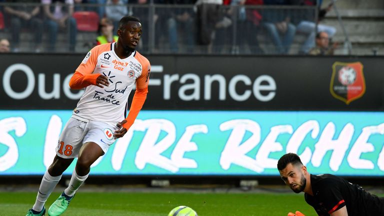 Huddersfield are in talks with Montpellier winger Isaac Mbenza