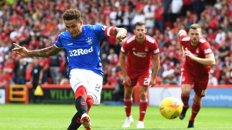 Tavernier scored against Aberdeen on Sunday
