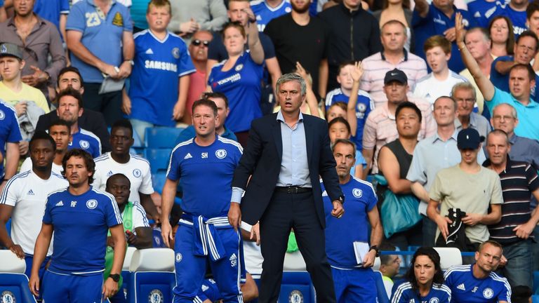 Mourinho had a meltdown as Chelsea manager against Swansea in 2015