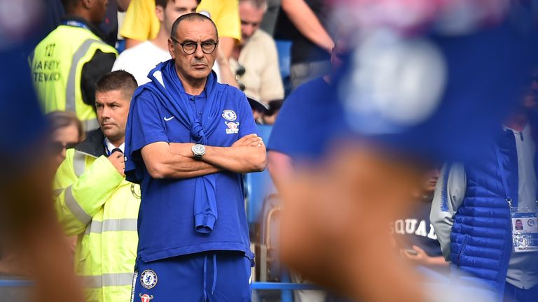 Maurizio Sarri is supported to lead a serious Chelsea challenge for the title of the Premier League 