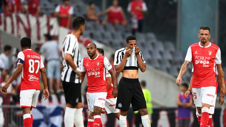 Newcastle's Portuguese tour ended in defeat