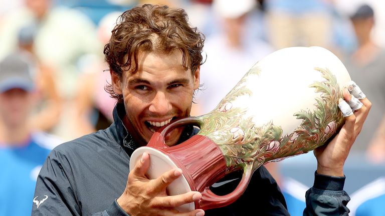Rafael Nadal was victorious in Cincinnati back in 2013