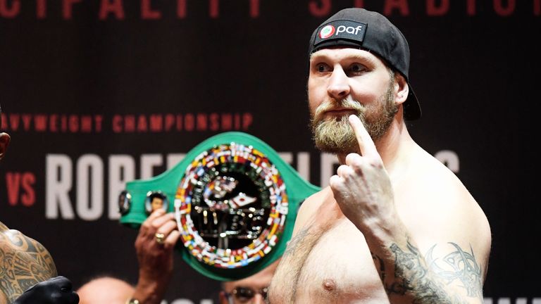 Robert Helenius claimed a points win at the weekend