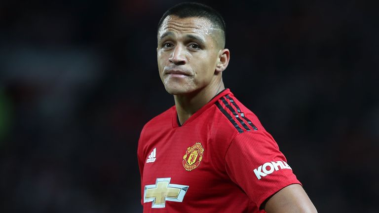 Alexis Sanchez was unable to be involved on the south coast on Sunday