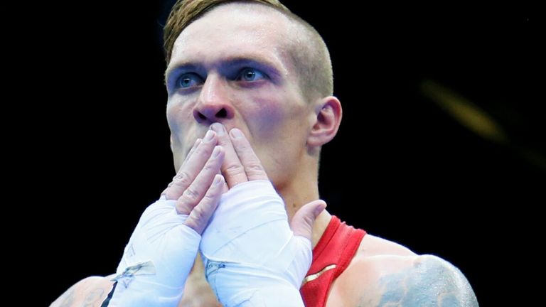 Oleksandr. usyk在完成的业余职业生涯中遭遇失败
