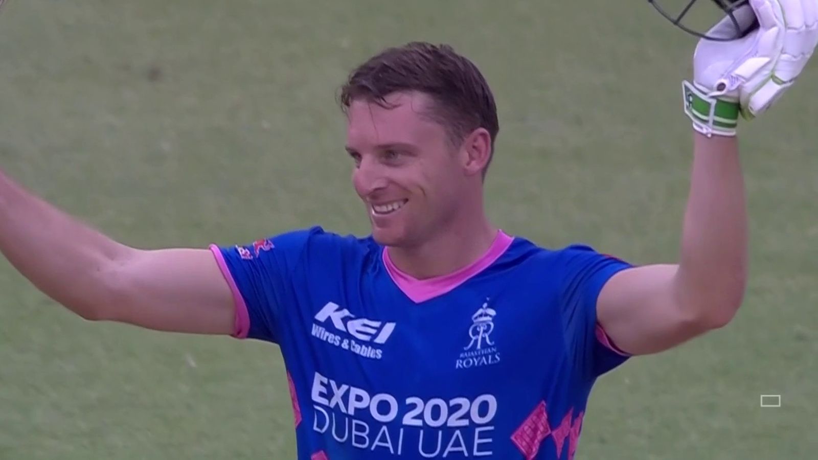 Jos Buttler scores maiden T20 hundred with 124 off 64 balls for Rajasthan Royals in IPL - Jos Buttler scores maiden T20 hundred with 124 off 64 balls for Rajasthan Royals in IPL