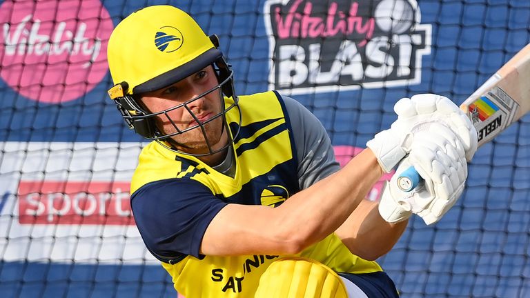 Vitality Blast Finals Day: James Vince, Lewis Gregory, Sam Billings, Luke Wright vie to lift T20 trophy - cricket Only Vince (371) has scored more runs than the pictured Joe Weatherley (339) in this season's Vitality Blast
