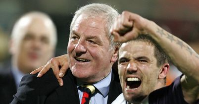 Walter Smith and Novo show their delight.