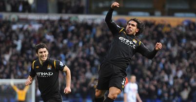 Tevez: starred for Man City