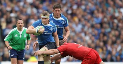 Jamie Heaslip: scored Leinster's first try