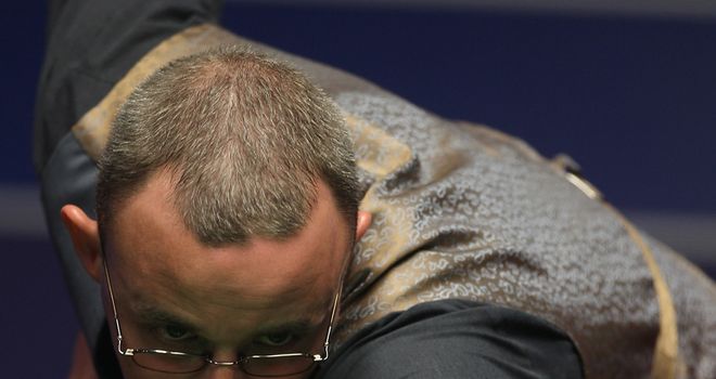 Gould: will play Judd Trump in round two at the Crucible