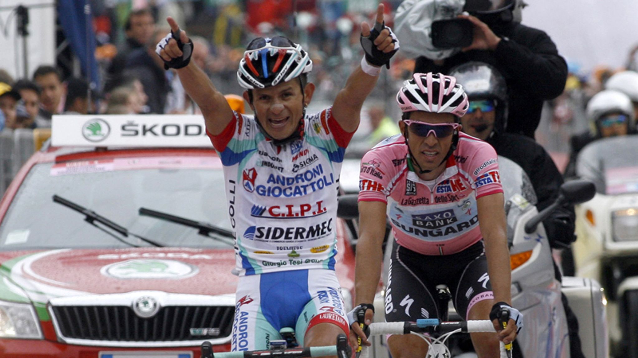 spion Tæmme teater Rujano captures Giro stage | Cycling News | Sky Sports