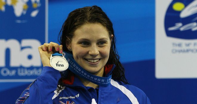 Silver service: Gandy came on strong in second half of 200m butterfly