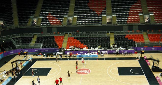 London 2012 basketball arena: Team GB stepping up preparations