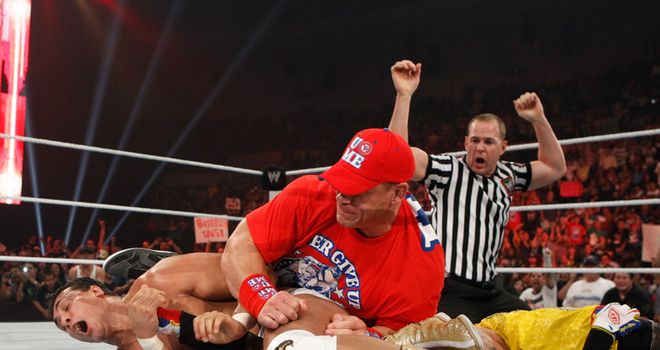 John Cena: continued his animosity with Punk