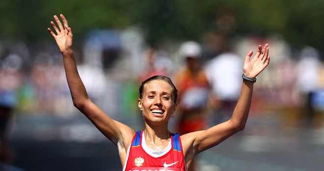 Olga Kaniskina looks set to lose her London 2012 silver medal