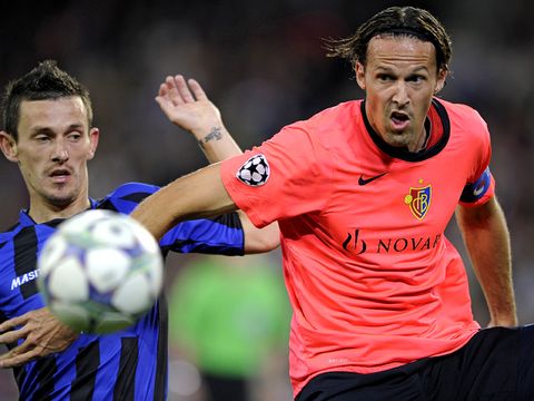 Image of Marco Streller: Believes the pressure will all be on Manchester United in their clash with Basel on Wednesday