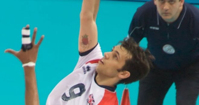 Andy Pink: Still in Greece, for now! (Pic from www.volleyballphotos.co.uk)