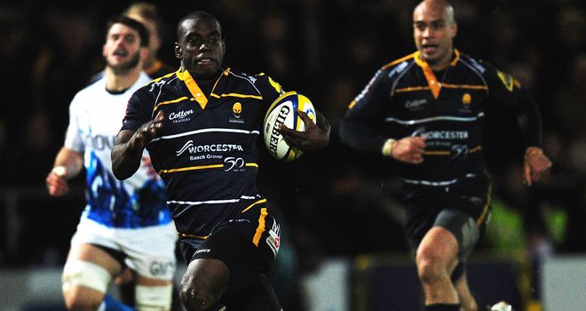 Benjamin scored a superb solo try