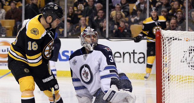Nathan Horton: Slots home from close range for Boston Bruins