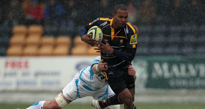 Worcester wing Josh Drauniniu proved a handful for the Ospreys defence