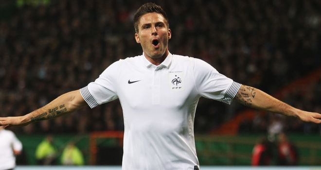 Olivier Giroud: Grabbed his first goal for France