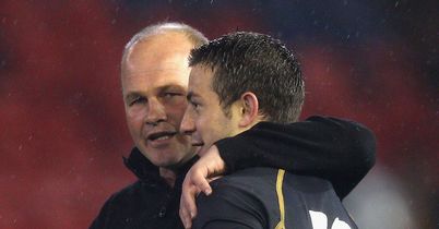 Andy Robinson congratulates Greig Laidlaw after Australia triumph