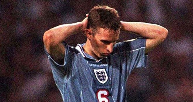 England drew 1-1 with Germany after extra time in their Euro 96 semi-final, before losing the shootout in sudden death