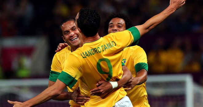 Leandro Damiao: Scored twice as Brazil booked place in Olympic final