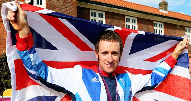 Bradley Wiggins: En route to an emphatic victory in the men&#39;s time trial