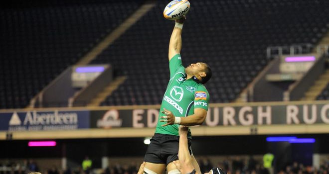 George Naoupu: On target for Connacht against Dragons