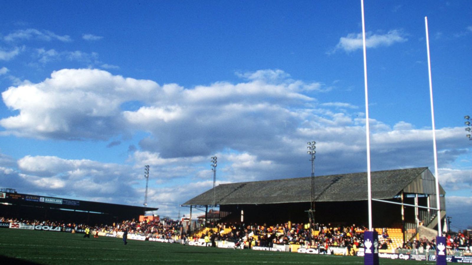 General view of Wheldon Road Stadium, also know as The Jungle, home of Castleford  Tigers Stock Photo - Alamy