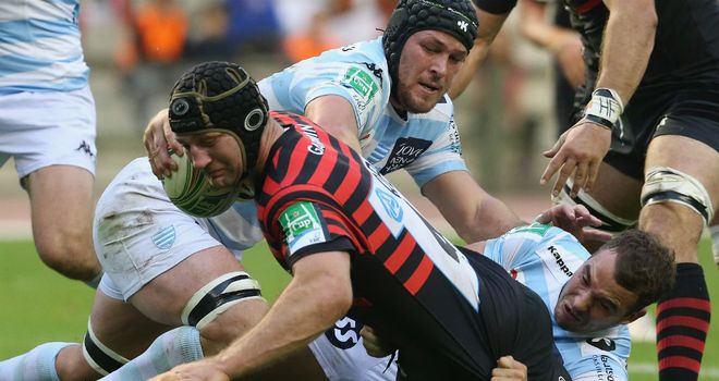Steve Borthwick: Helped Saracens to victory with first-half try