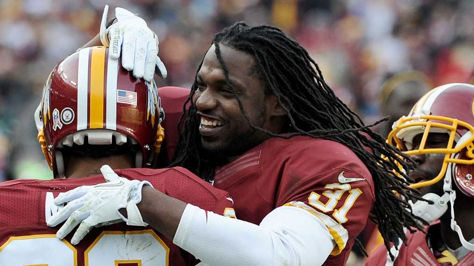 Redskins' Brandon Meriweather, Aldrick Robinson ruled out after pre-game  collision