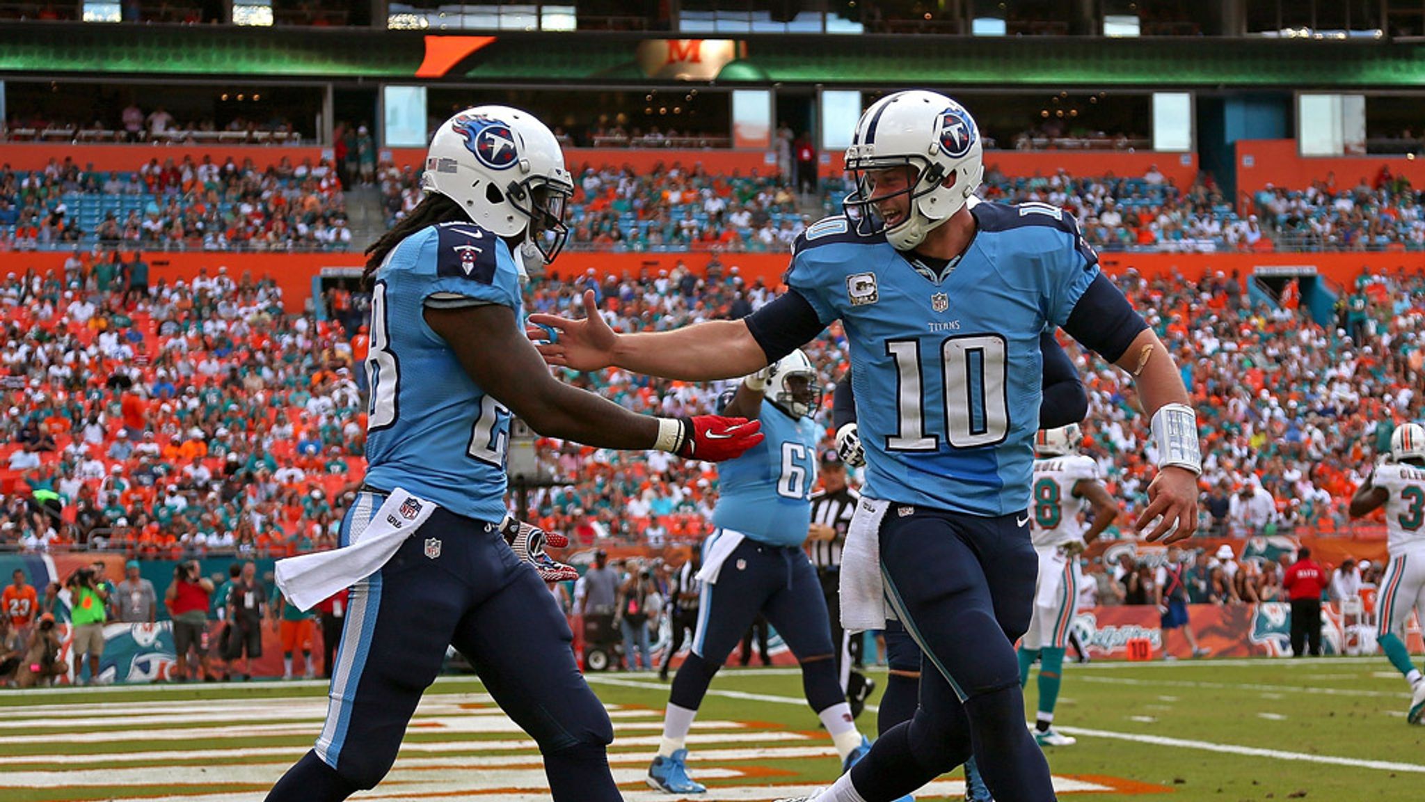 NFL: Tennessee Titans thrash sorry Miami Dolphins in Florida on