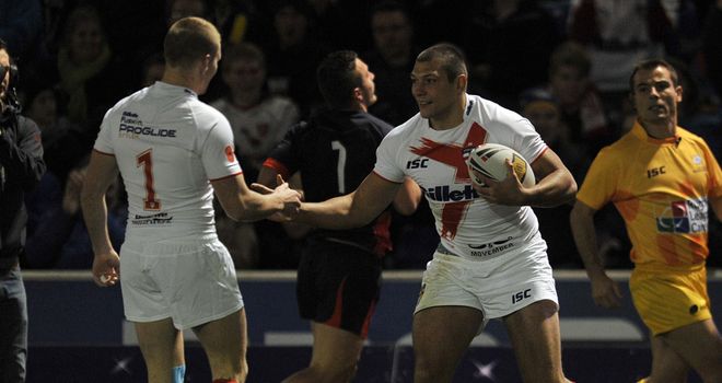 Ryan Hall: Ran in four tries as England easily beat France