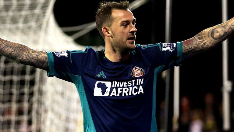 Steven Fletcher: Celebrates his opener