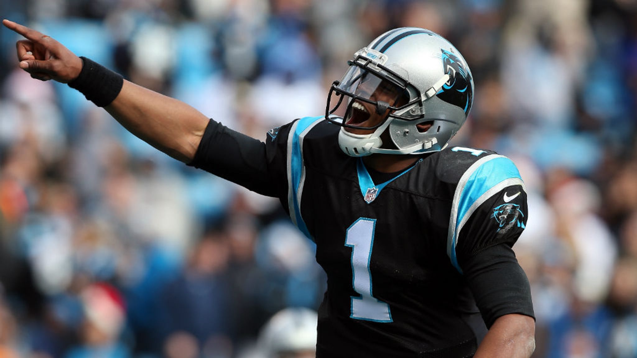 nfl cam newton inspires carolina panthers past oakland raiders nfl news sky sports sky sports