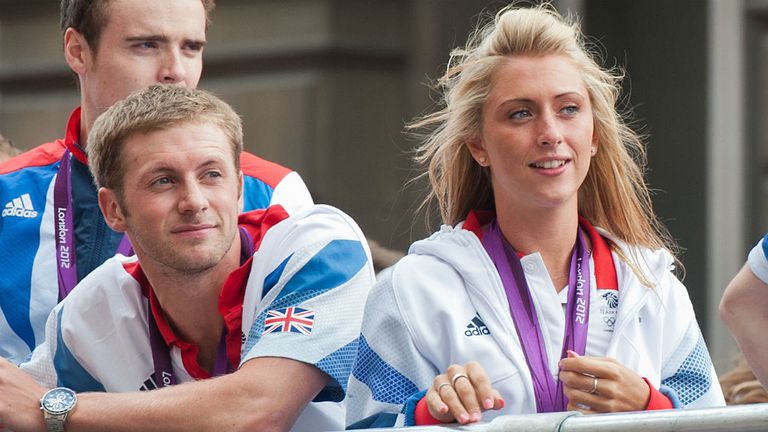 Jason Kenny and Laura Trott: Love is in the air for cycling's newest pair of OBEs