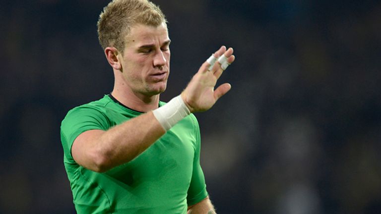 Joe Hart: Goalkeeper has come under fire from Mancini