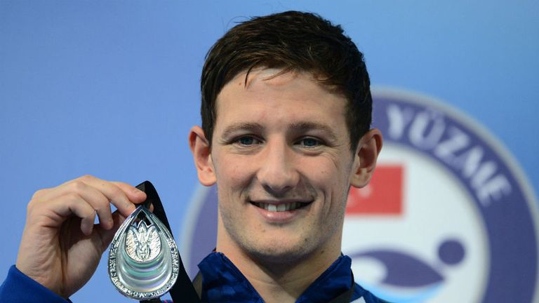 Michael Jamieson: set a new British record of two minutes 03.00 seconds