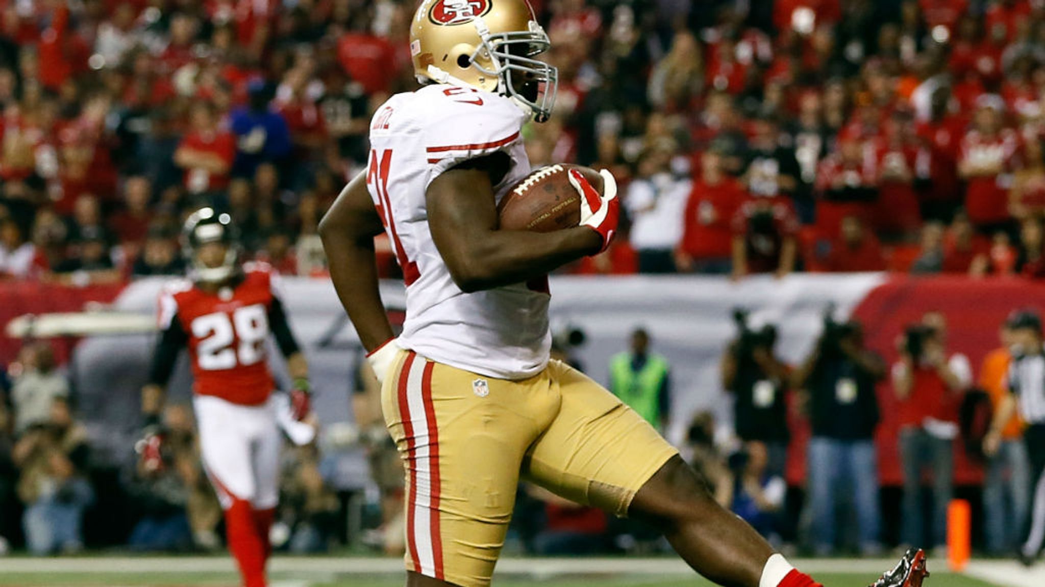 San Francisco 49ers running back Frank Gore fined by NFL for uniform  violation, NFL News