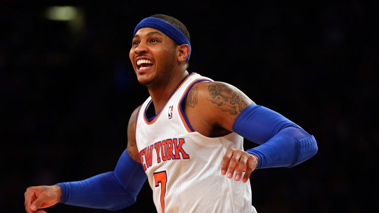 Carmelo Anthony: Will get the chance to upstage LeBron James on Sunday