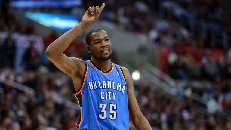 Kevin Durant: Scored 32 points to help the Thunder see off the Clippers